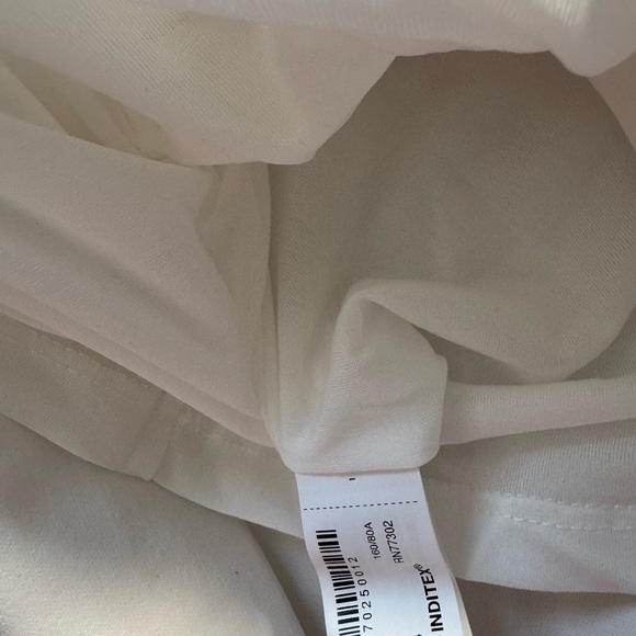 Zara White Tie-Strap Mini Dress - Picture 6 of 11